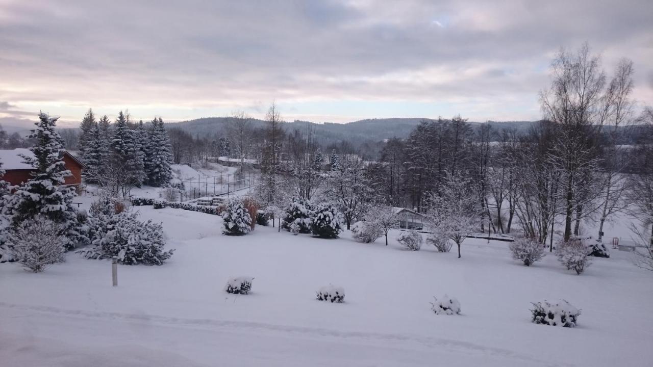 Lipno Wellness - Frymburk C104 Privat Family Room Bagian luar foto